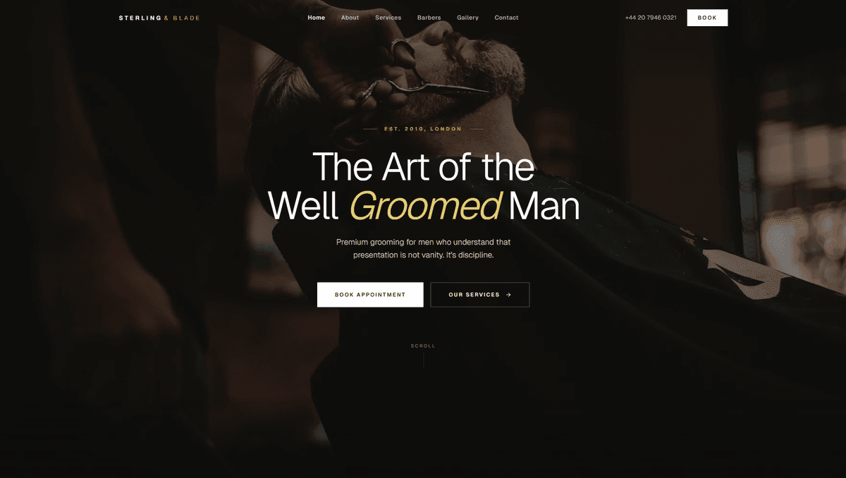 The Well Groomed Man website